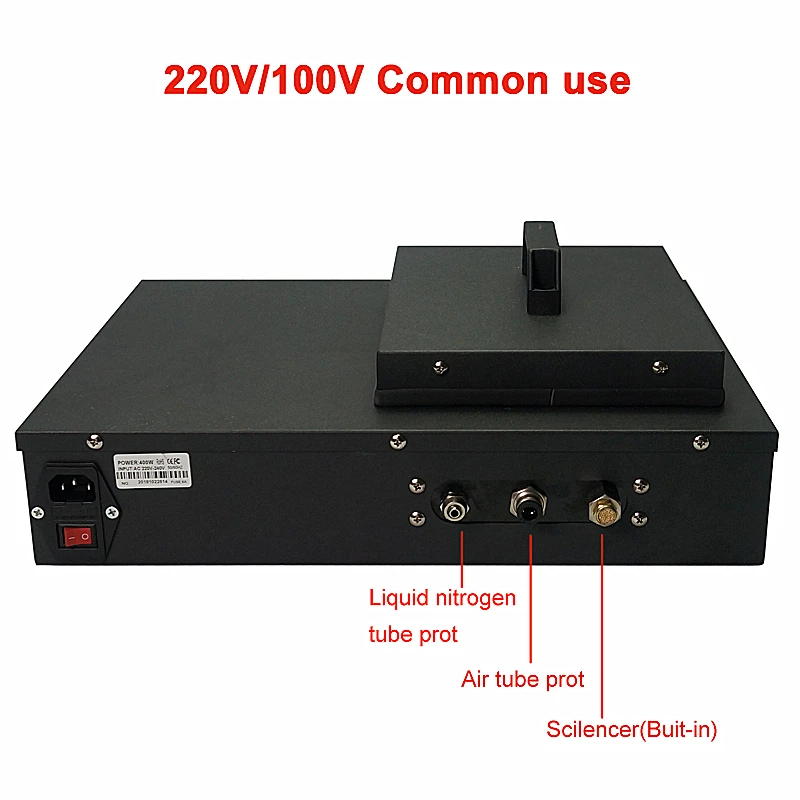 FS-06 жидкого азота Замороженные сепаратор 2 в 1 встроенный безмасляный насос с 10L бак 220V 110V 300W