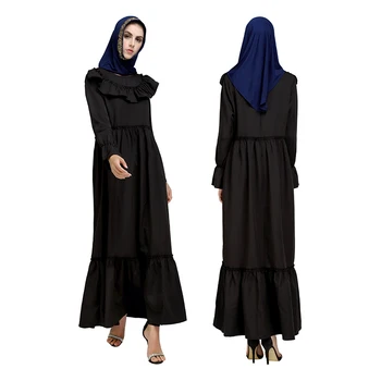 

2018 spring and summer new Muslim Middle Eastern Arab long-sleeved dress
