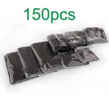 

150PCS Black Polyolefin 2:1 Heat Shrink Tubing Tube Sleeving Wrap Wire Kit