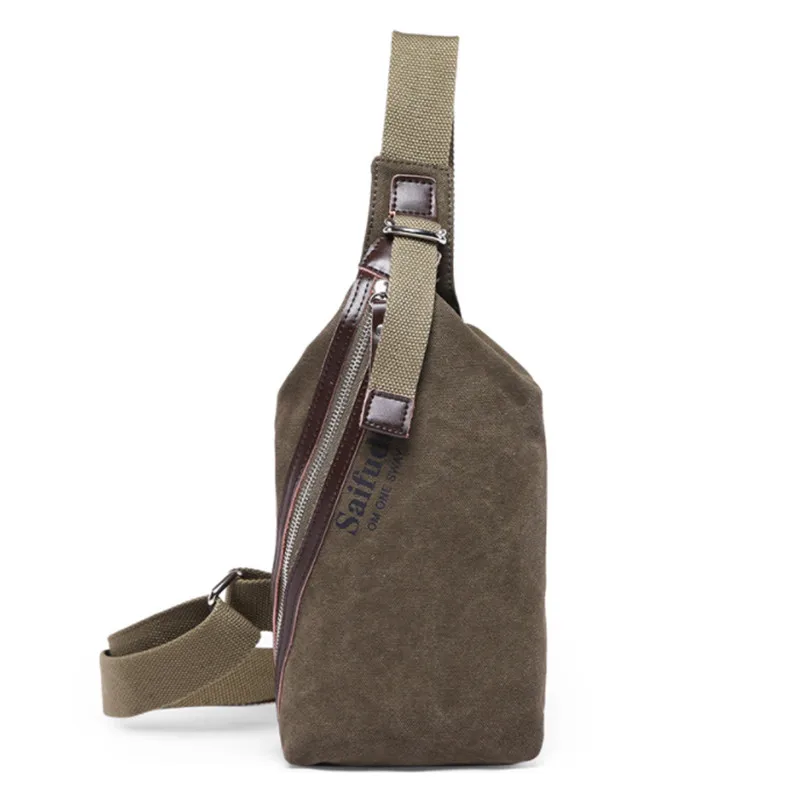 BYCOBECY Новая мода посланник Повседневное Сумка груди Холст Crossbody Back Pack сумка