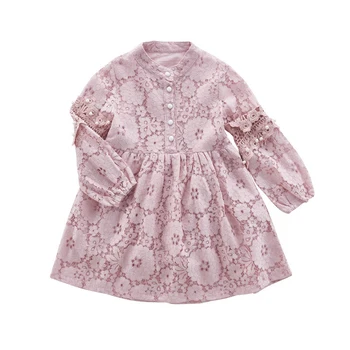 

Rlyaeiz Girls Dress 2018 New Spring Summer Brand Girls Clothes Lace Design Baby Girls Dress Party Princess Dress For 4-14 Years