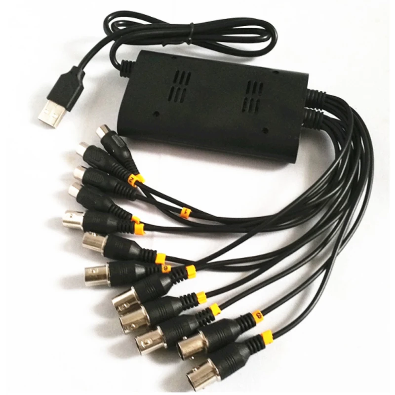Новый 8CH CCTV USB dvr карта для ноутбука 8 каналов видео захвата камеры видеонаблюдения