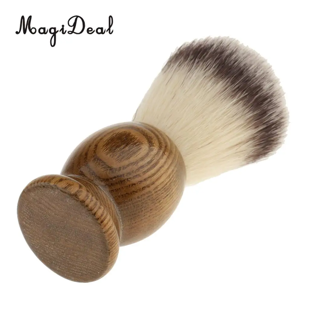 Set of 2pcs Bathroom Salon Men Beard Grooming Moustache Shaving Brush Bowl Set