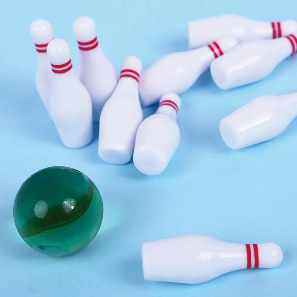 Buy 10 Bowling & 1 Marble Pinball Bowling Toy Indoor Party Game Child Kid Toy