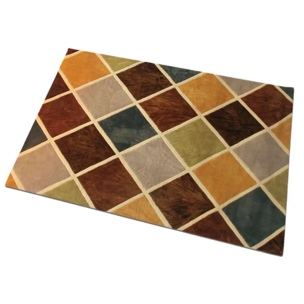 Еврейский Алмазный квадратный коврик из пеноматериала, натуральный каучук, коврик для двери, коврик для входной двери, коврик для помещений, нескользящий напольный коврик, коврики для прихожей - Цвет: SGR15