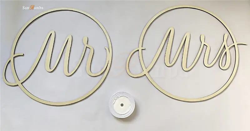 wedding sign decor MUW-138-09