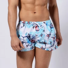 AUSTINBEM мужские пляжные шорты купальные мужские купальники цветочный принт Акула купальный костюм Sunga мужские шорты для отдыха короткая домашняя одежда