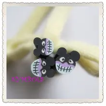 E-11,, 100 шт., 5 мм, милая глина для животных, трость, необычный дизайн ногтей, полимерная глина, трость