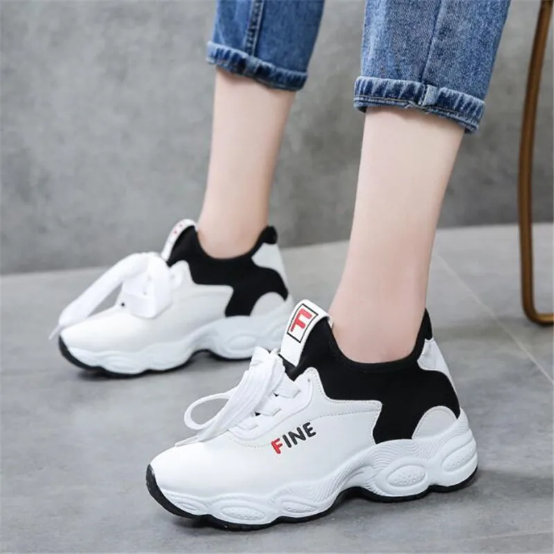 

DIWEINI 2019 spring new old shoes women's shoes large size Korean version of the platform shoes student casual shoes35-42