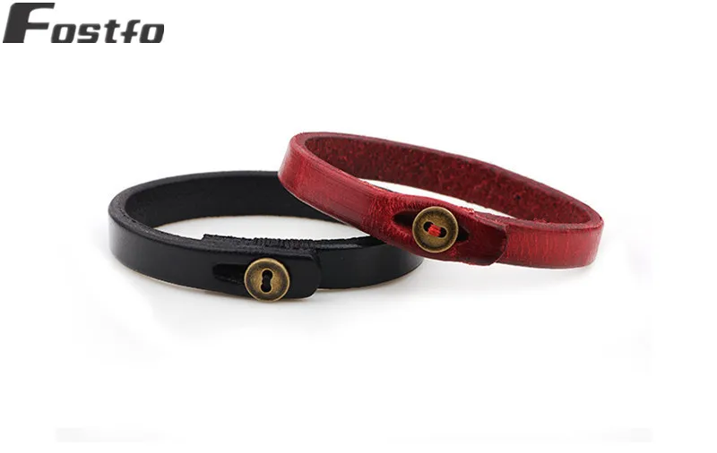 XINYAO-2018-New-Snap-Charm-Bracelets-Red-Black-Leather-Wristband-Bracelets-for-Women-Wrap-Fashion-Bracelets (4)