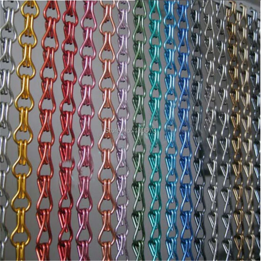 Summer Anti mosquito and fly the best choice Aluminum Chain Fly Screen / Aluminum Chain Curtain