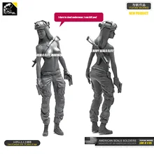 1/35 американская морская печать Resinite Woman Loo-09