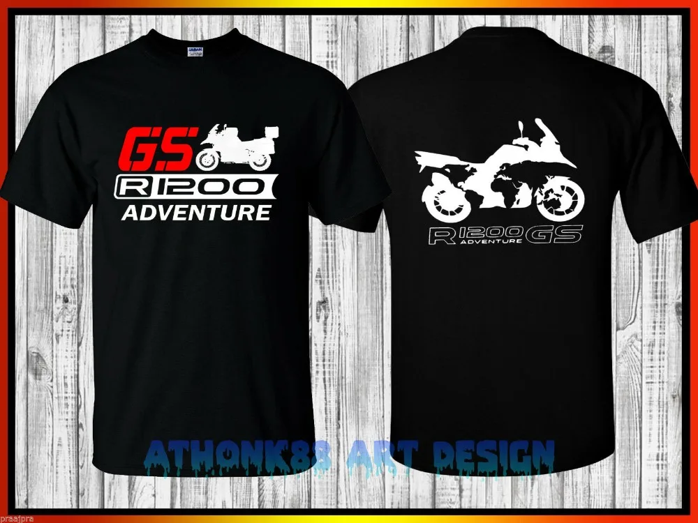 

Germany Motorcycle R1200Gs Adventure on One World One R 1200Gs 2019 New Summer Fashion Short Sleeve Cotton Design T Shirt