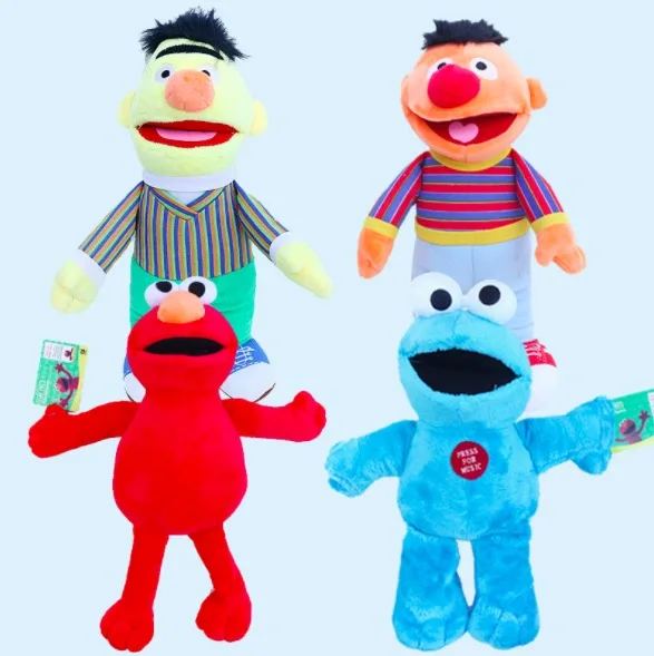 Buy 30cm/40cm Sesame Street Elmo Doll Puppet Plush Toy
