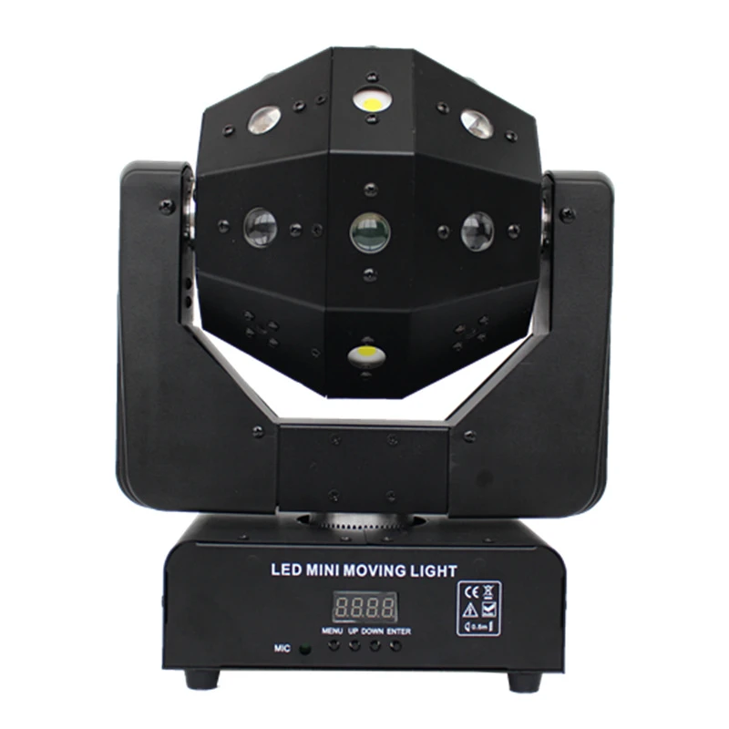 LED mini moving head ball laser beam strobe 3 in1 football roller moving heads DMX infinite rotation LED disco DJ ball light