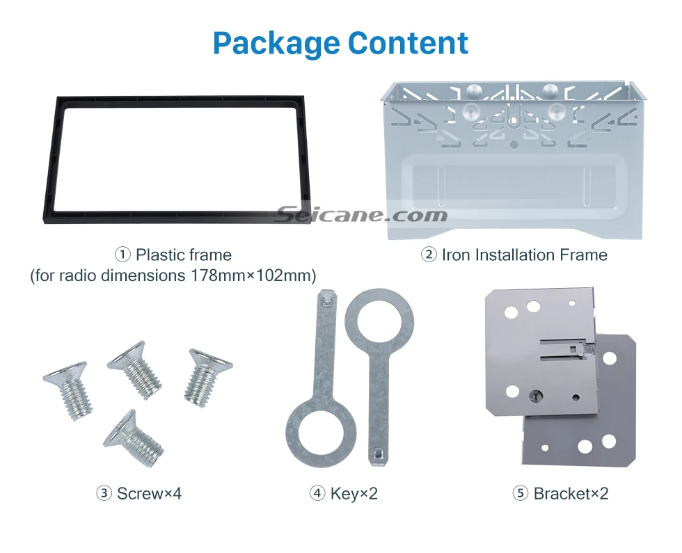 Seicane gps 2Din панель двойной Din Авто Радио фасции DVD рамка монтажный комплект для VW серии Jetta Chico Golf Bora/Polo/MK3/MK4 отделка