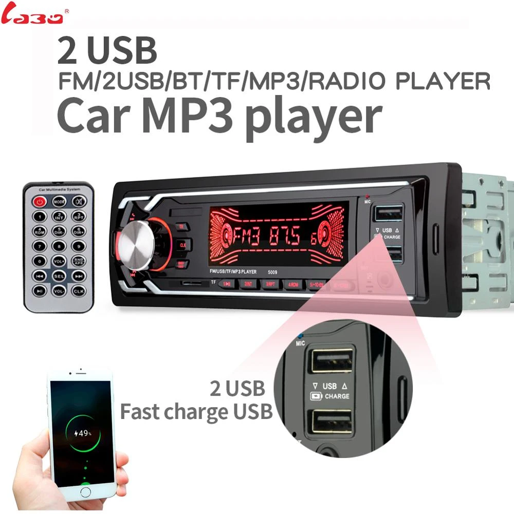 ondergronds Perseus desinfecteren 2021 New Radio Car Autoradio 1 Din Bluetooth Sd Mp3 Player Coche Radios  Estereo Poste Para Auto Audio Stereo Carro 2 Double Usb - Car Radios -  AliExpress