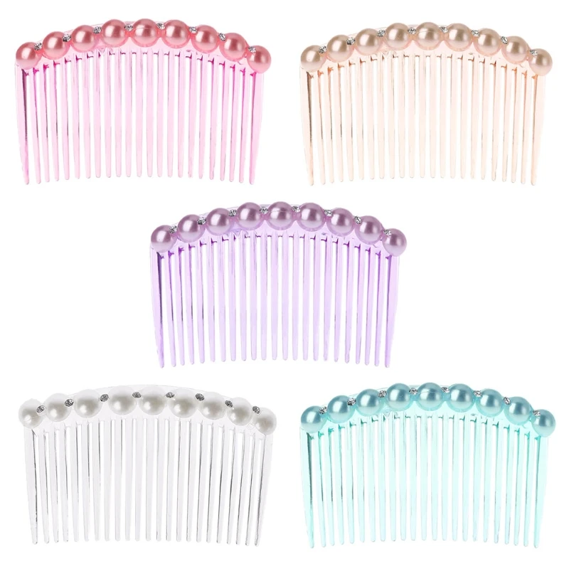 

Fashion Comb 23 Tooth Plastic Headwear Hair Accessories Women DIY Clip Tool 5 Color