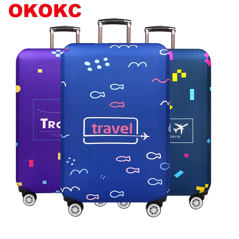 

Elastic Thickest Luggage Cover Apply to 18''-32'' Suitcase,Suitcase Protective Cover for Trunk Case Travel Accessories
