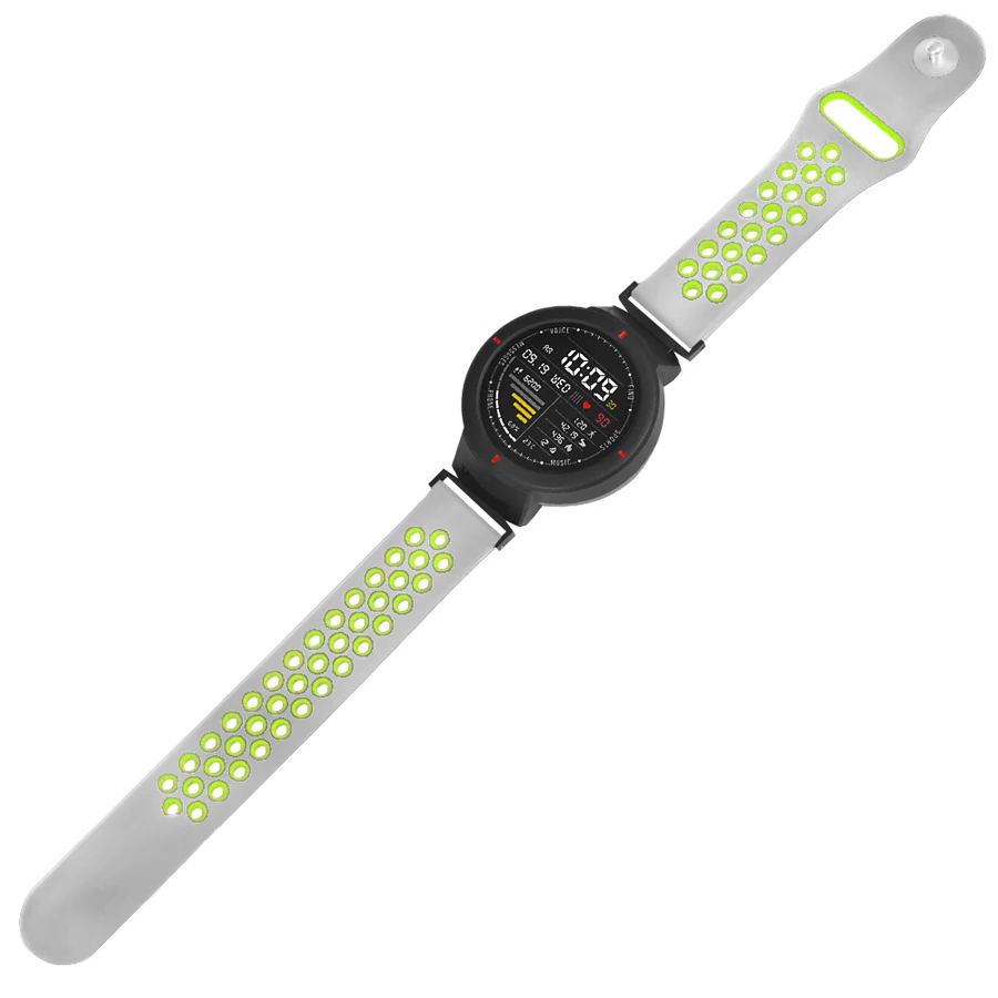 Силиконовый ремешок для часов сменный Браслет Huami Amazfit Verge 3 ремешка двухцветные