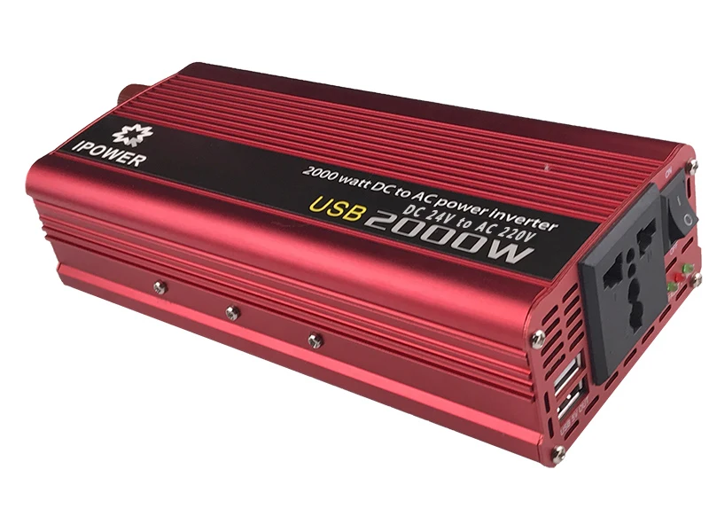 US $36.44 Professional 2000w Car Inverter Dc 24v To Ac 220v240v Power Inverter Charger Converter Transformer Vehicle Power Supply Switch