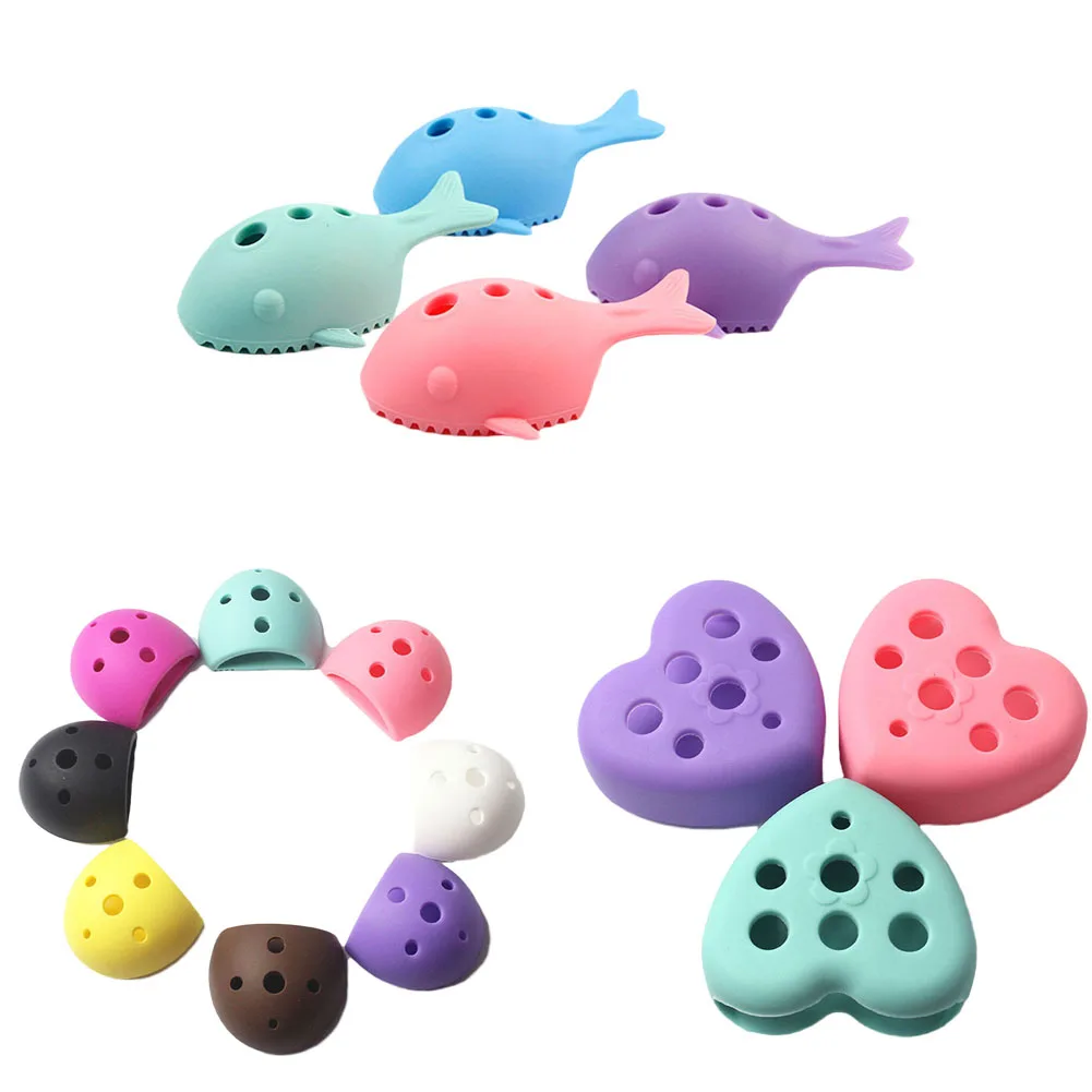 

color random Silicone Makeup Brushes Cleaner Egg Whale Shaped Make up Washing Cleaning Brush Dryer Racks Scrubber Cleanser