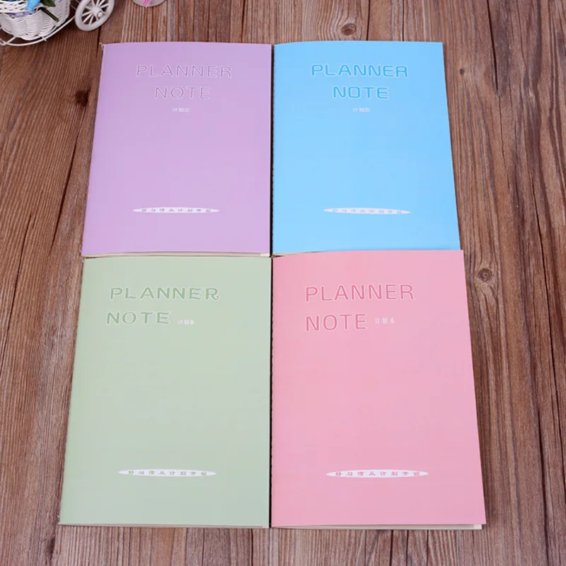 Planner Note Study Lined Notebook Diary Planner B5 16K Exercise Book