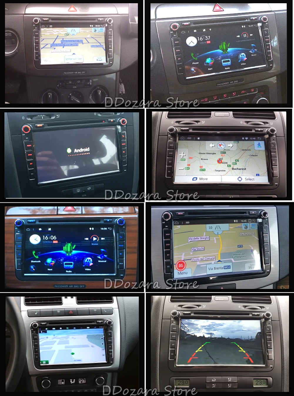 Cheap Android 8.1 Car DVD GPS Video player Navigation Radio for Volkswage Bora EOS Amarok Caddy TOURAN Scirocco Sharan Seat head-unit 23