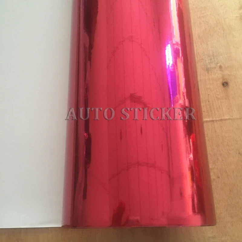 rose red mirror chrome film 6