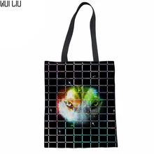 Индивидуальные изображения Холст Повседневная эко-сумка пляжная сумка эко-сумка ежедневного использования складной холст сумка плед холст сумка