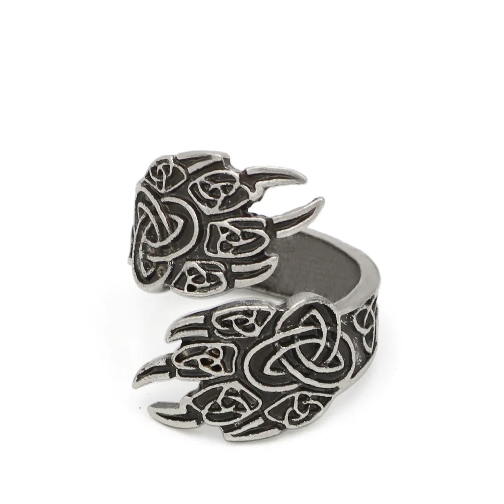 Regenbogen Pfote Paw Band Ring Partnerringe Fingerring Edelstahlringe Schmuck