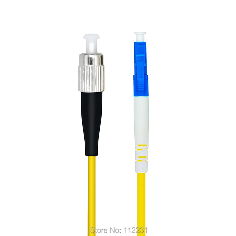 

3Meters LC/PC-FC/PC,3.0mm,Singlemode 9/125,Simplex,Optical Fiber Patch Cord Cable,LC to FC