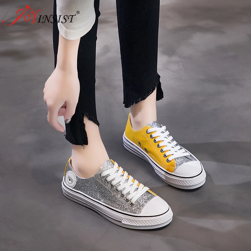 

Candy Colors Canvas Shoes Spring Fashion Sneakers Solid Sewing Women Denim Shoe Sapato Feminino Size 35-40 sneakers