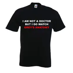 Анатомия-не Доктор Футболка ТВ футболка Размеры S-XXL забавные GA3 Повседневная принтованная футболка, 2019 модная футболка