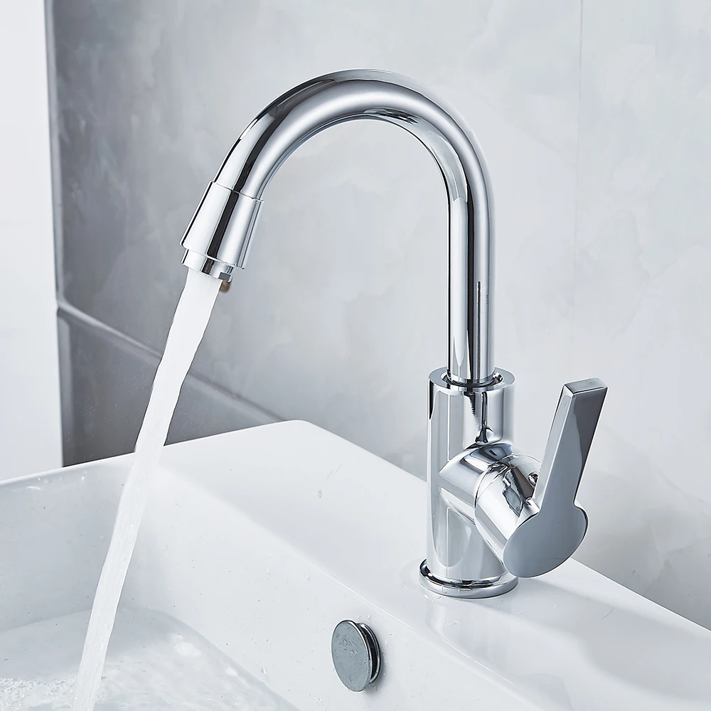 Basin Faucets Sink Mixer Taps Bathroom Taps Single Lever Faucet