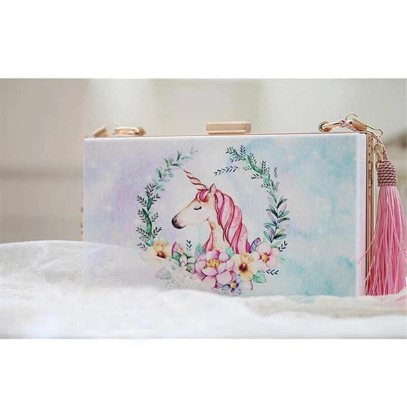 Vintage print Acrylic Clutch Bag Retro angel pattern Box Evening Bags Party Women Shoulder Crossbody Chain tassel Purse Handbags Vintage print Acrylic Clutch Bag Retro angel pattern Box Evening Bags Party Women Shoulder Crossbody Chain tassel Purse Handbags