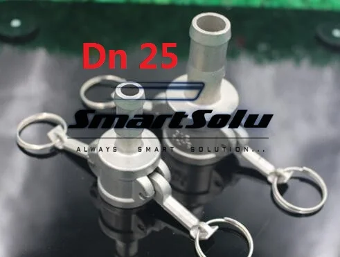 

Free shipping Type C Adapter --1"--Stainless Steel Cam and Groove Male Adapter Female Thread Camlock Coupling Homebrew JK12004