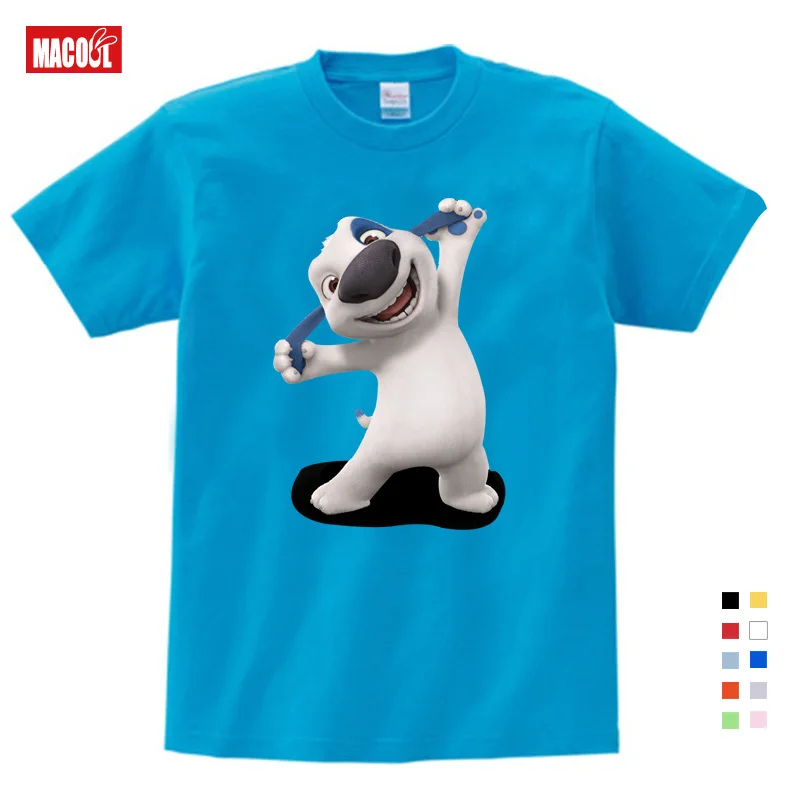 Children's Favorite Online Games Can Speak Tom Cat Prints Boy T-shirt Summer Tom Cat and His Friends Cartoon Costumes 3T-9T Children's Favorite Online Games Can Speak Tom Cat Prints Boy T-shirt Summer Tom Cat and His Friends Cartoon Costumes 3T-9T