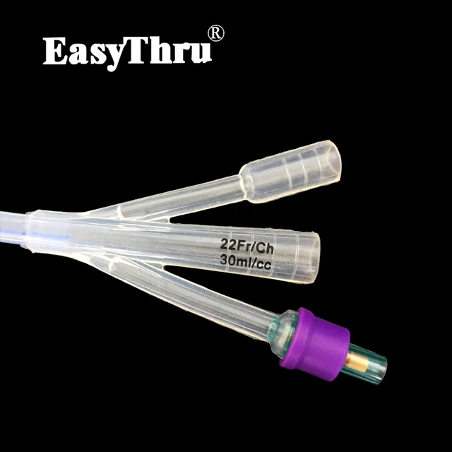 3 way 100 silicone foley catheter urethral catheter for urine bladder irrigation
