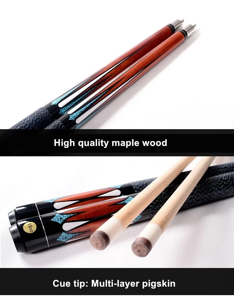 Billige CUESOUL Ahorn Billiard Cues Welle 11,5mm 12,75mm Tipps 1 2 Split Pool Billard Queue 19 unzen Mit fall CSCT01