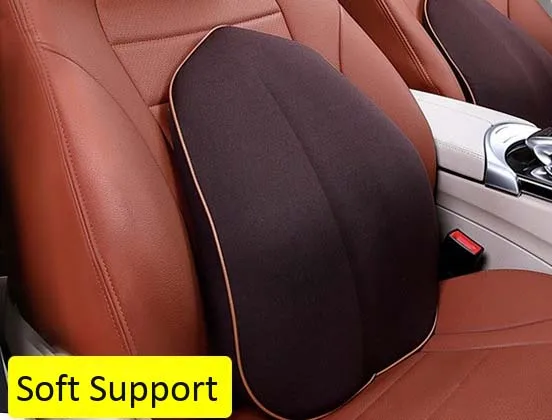 3D подушка для шеи с эффектом памяти, автомобильный подголовник, подушка для путешествий, держатель для шеи, чехол для сиденья для suzuki buick toyota Nissan - Color: brown waist