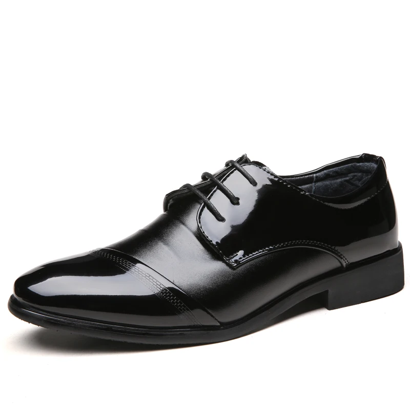 italian classic formal leather men shoes elegant business working male footwear pointed party office derby oxford shoes for mne (4)