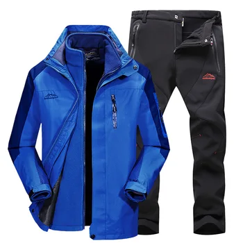 

Outdoor sports stormtrooper suit two-piece winter man stormtrooper suit warm waterproof windproof mountaineering suit