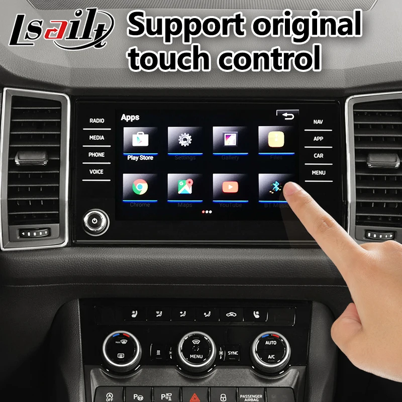 Видеоинтерфейс Android для Karoq / Kodiaq Rapid Fabia Superb Octavia MQB MIB MIB2 system 2014 2019 гг. T7|GPS