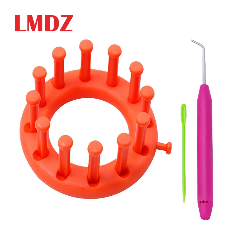 

LMDZ 1pcs DIY Knitted Tool Circular Knitter Knitting Loom Needle Hook Sweater Hat Wool Making Craft Tool Round Knit Loom