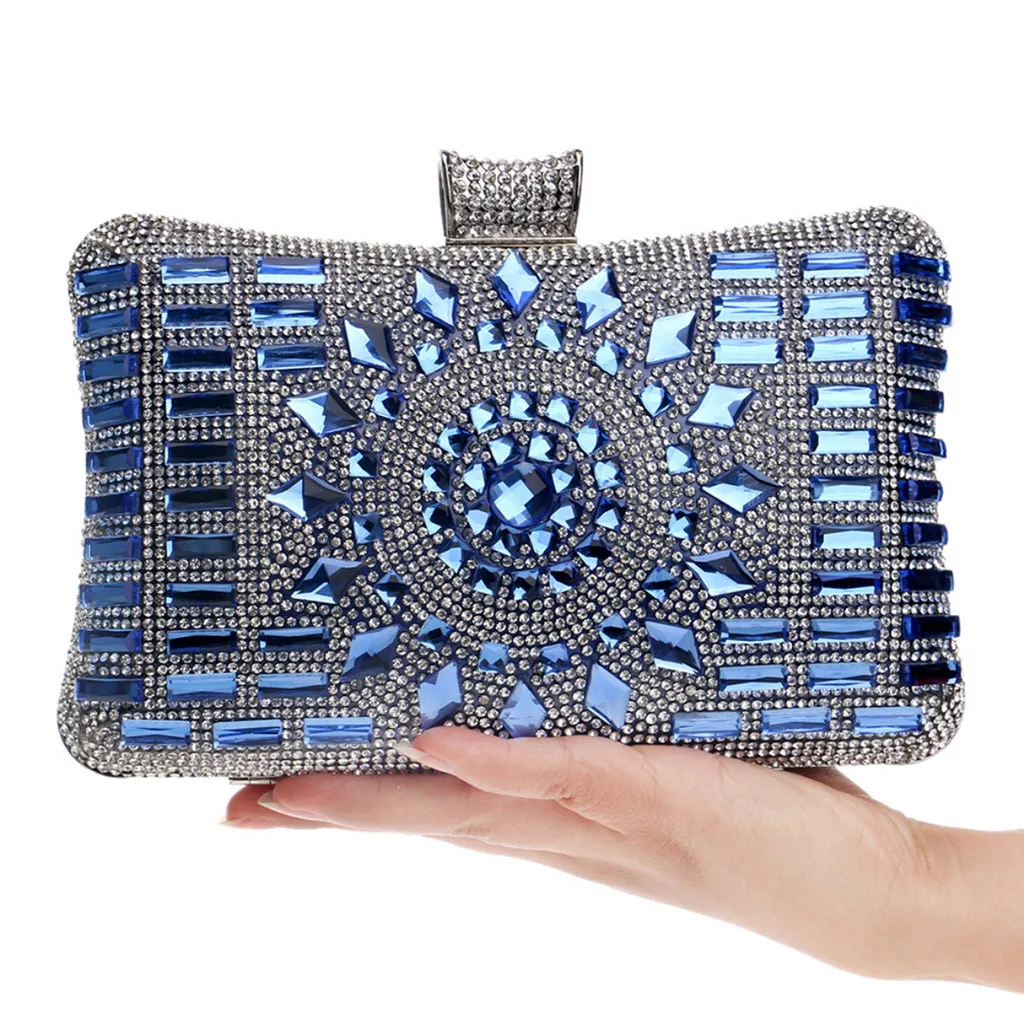 

Evening Clutch Bags Diamond-Studded Evening Bag With Chain Shoulder Bag Women's Handbags Wallets Evening Bag For Wedding June19