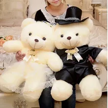 Большой плюшевый мишка 80 см, свадебные Медвежата, предложение, свадебный подарок t6039