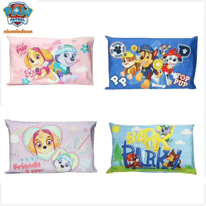 

55*35cm Genuine Paw Patrol 100% cotton pillow case boy girl Student Pillowcase chase Skye everest Summer park kids children toy
