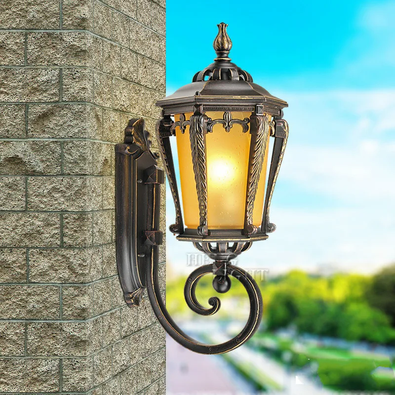 

European antique corridor aisle wall lamp courtyard balcony villa waterproof outdoor wall light led lamp wall sconce ap8071044