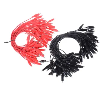

5Pcs Or 10pcs 25CM Long Alligator Clip to Banana Plug Test Cable for Multimeter New Selling